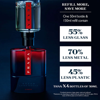 Prada Luna Rossa Ocean Le Parfum Eau de Parfum Spray Refill 150ml - Additional 3