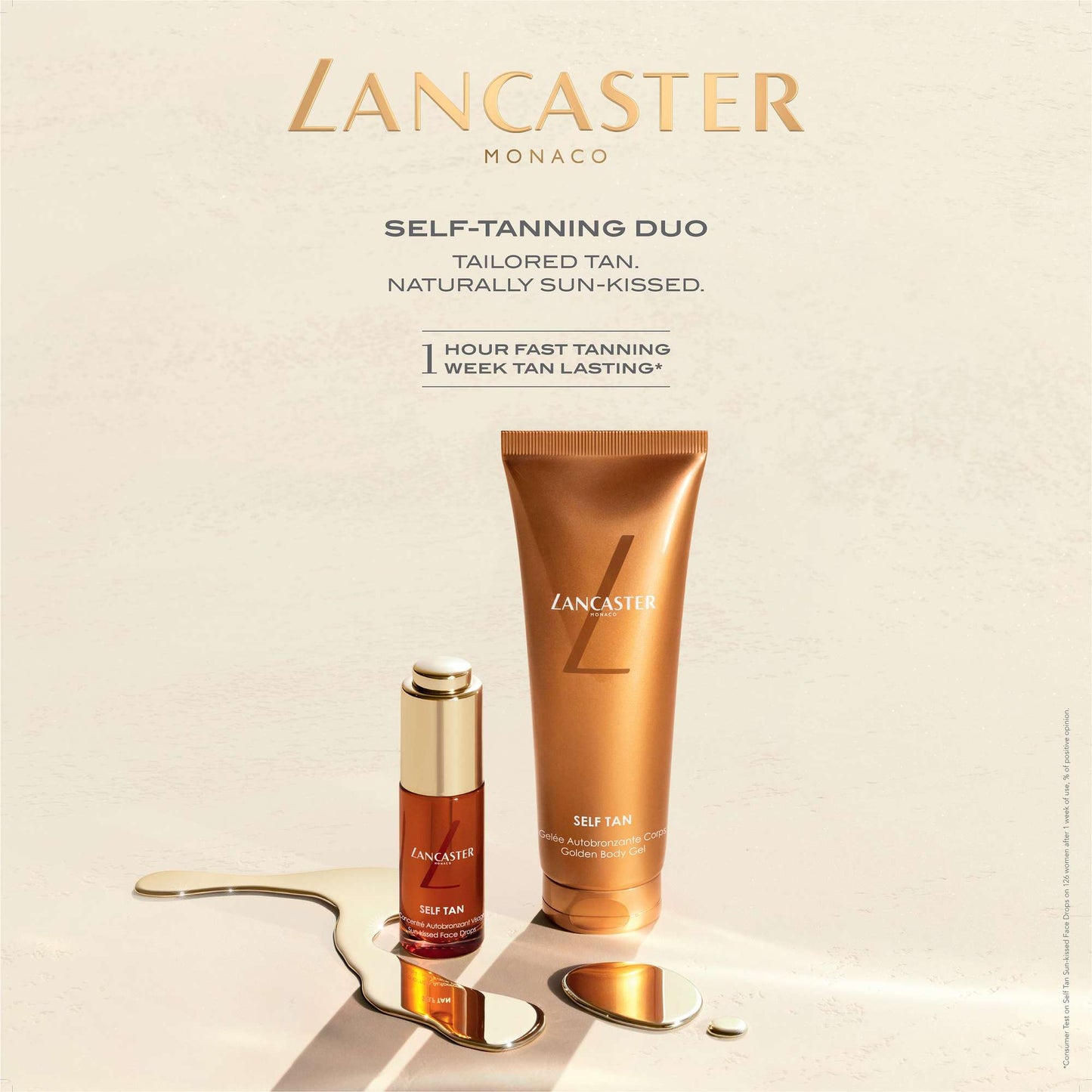 Lancaster Self Tan  Golden Body Gel 125ml - Additional 7