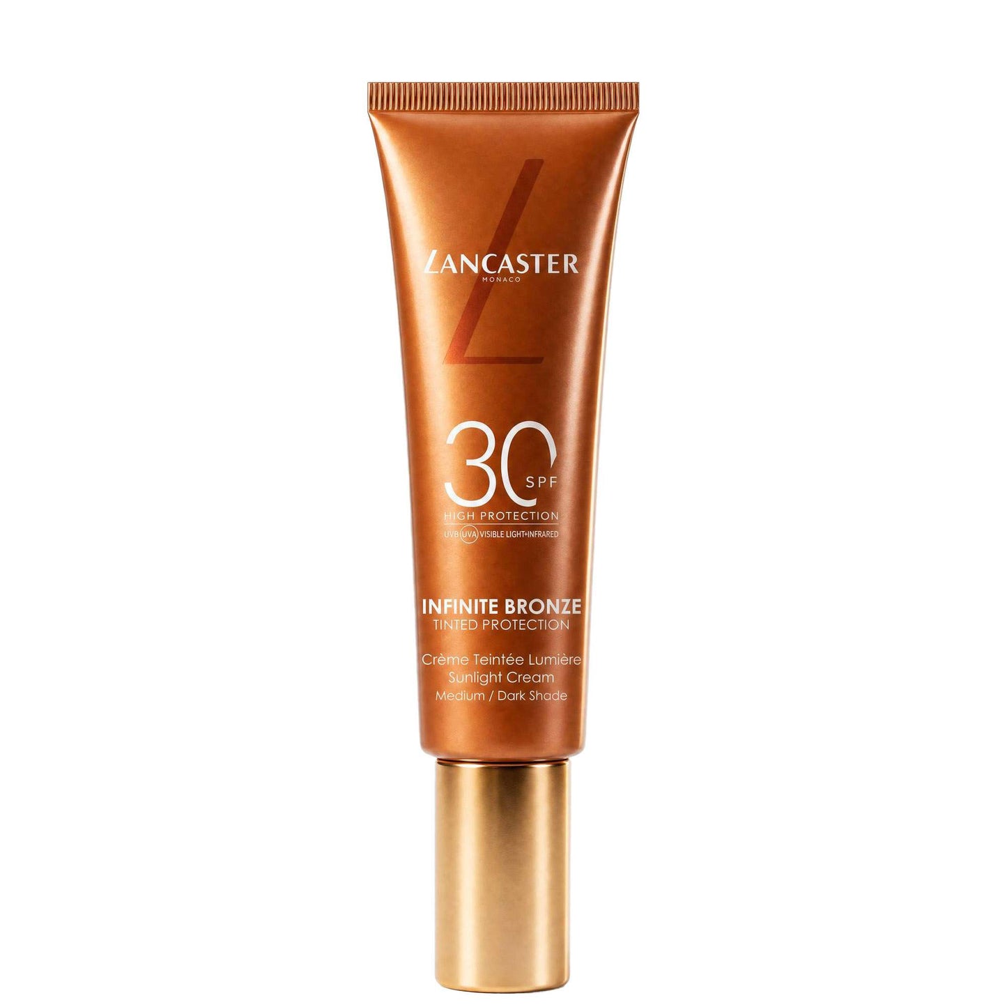 Lancaster Infinite Bronze Tinted Protection Sunlight Cream SPF30 Medium/Dark Shade 50ml - Extra