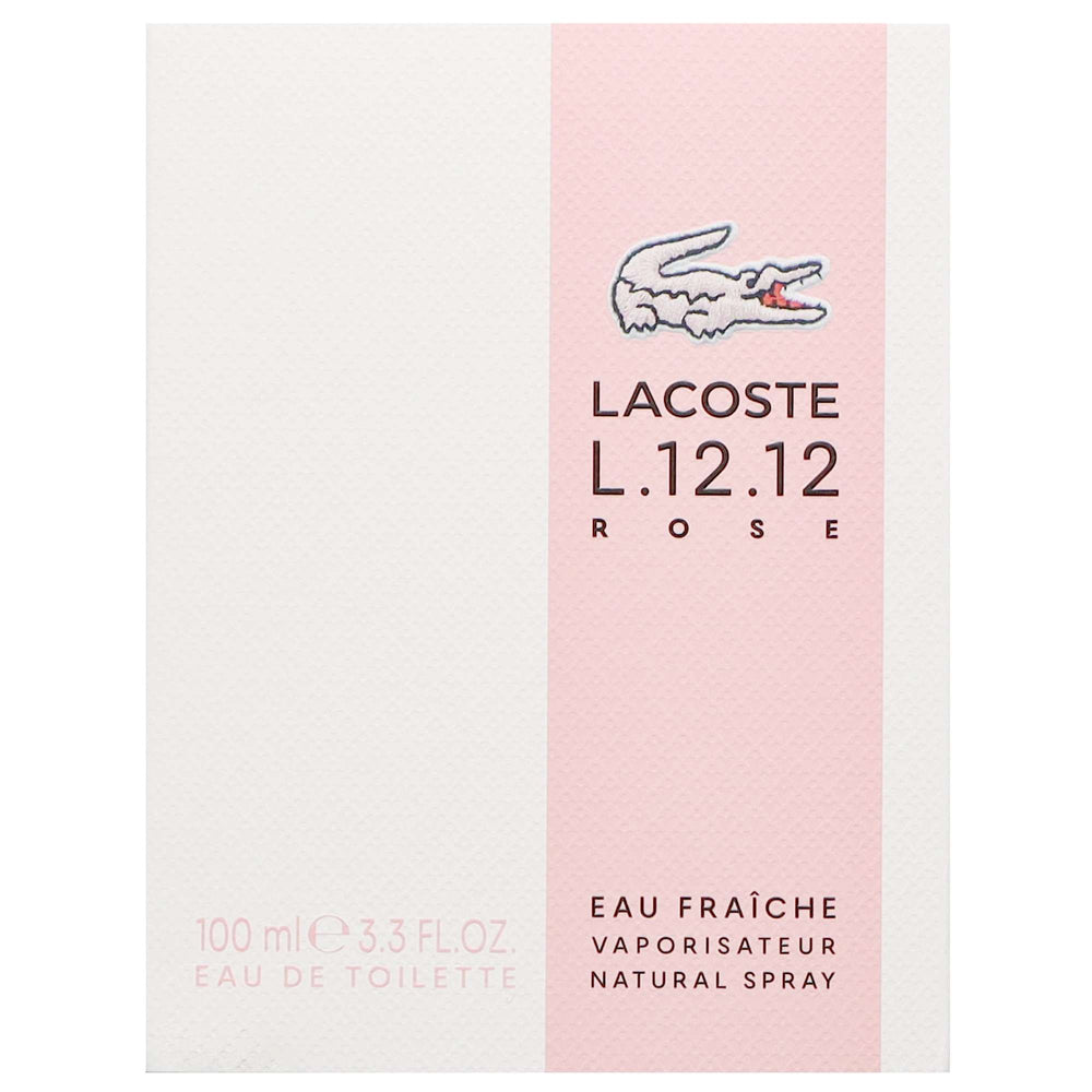 Lacoste L.12.12 Rose Eau Fraiche Eau de Toilette Spray 100ml - Additional 1