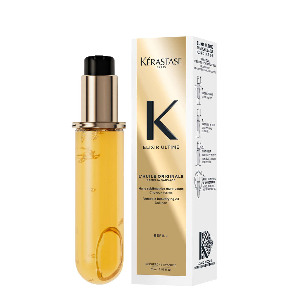Kérastase Elixir Ultime L'Huile Originale: Iconic Hair Oil Refill 75ml - Additional 1