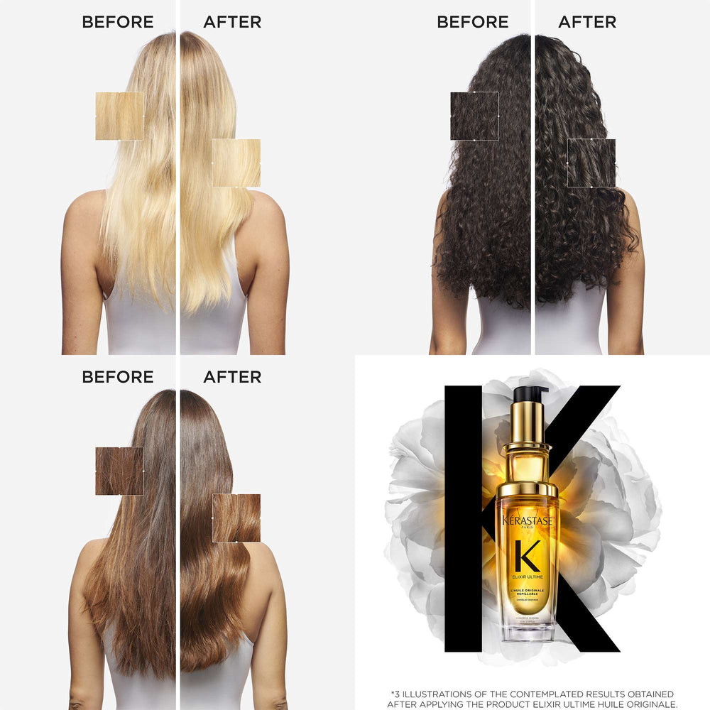 Kérastase Elixir Ultime L'Huile Originale: Iconic Hair Oil 30ml - Additional 2