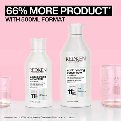 Redken Acidic Bonding Concentrate Conditioner, Bond Repair for Damaged & Colour-Treated Hair 500ml - Additional 1