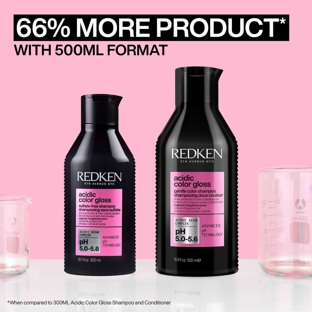 Redken Acidic Color Gloss Sulphate-Free Shampoo Glass-Like Shine for Colour Treated Hair 500ml - Additional 1