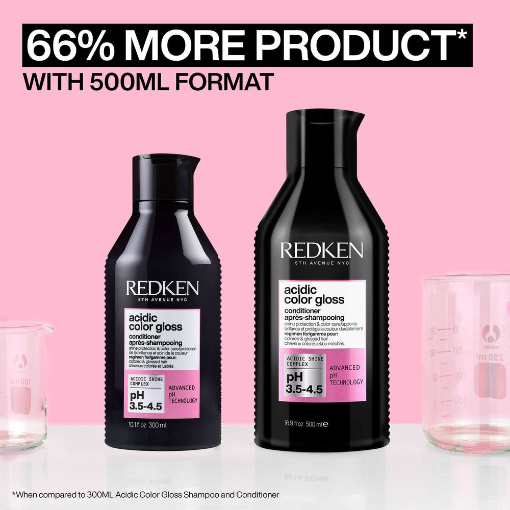 Redken Acidic Color Gloss Conditioner Glass-Like Shine for Colour Treated Hair 500ml - Additional 1