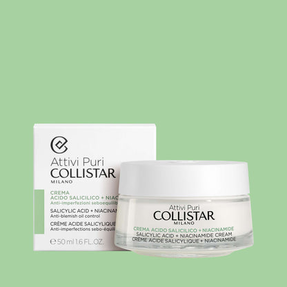 Collistar Face Attivi Puri Salicylic Acid + Niacinamide Cream 50ml - Additional 2