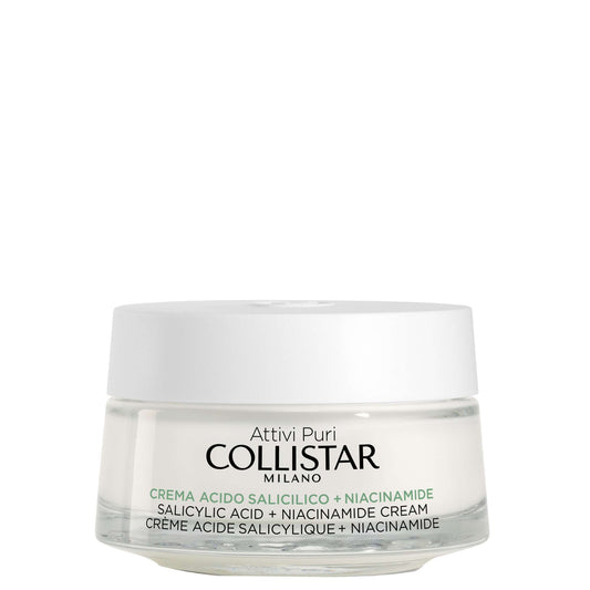 Collistar Face Attivi Puri Salicylic Acid + Niacinamide Cream 50ml