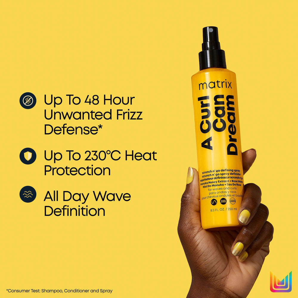 Matrix Total Results A Curl Can Dream Scrunch 'N' Go Defining Spray 150ml - Additional 2
