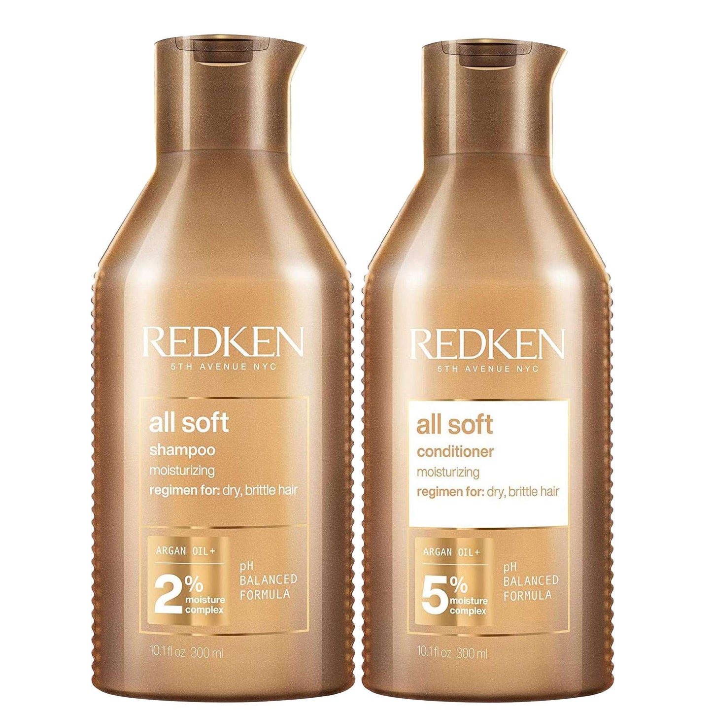 Redken  Duo: All Soft Shampoo 300ml & Conditioner 300ml