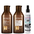 Redken  Trio: All Soft Mega Curls Shampoo 300ml, Conditioner 300ml & One United Treatment 150ml