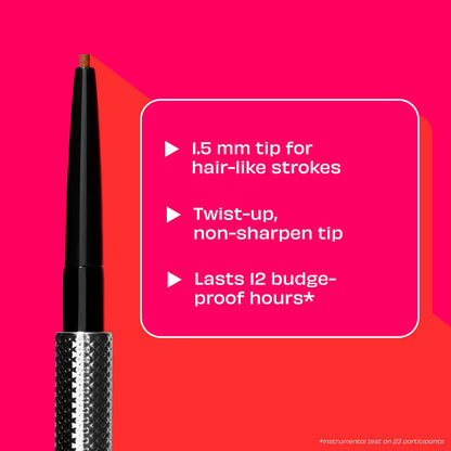benefit Bigtime Brow Minis Precisely My Brow & Setting Brow Gel Shade 4.5 Neutral Deep Brown (Worth £29) - Additional 6