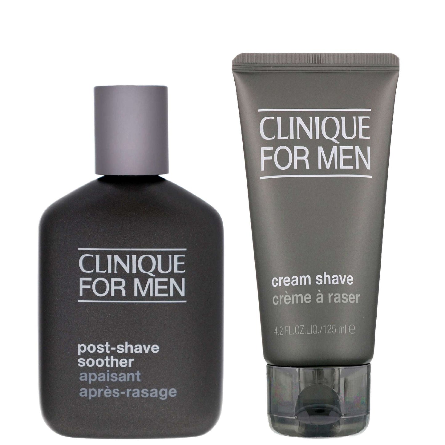 Clinique  Duo: Mens Post Shave Soother 75ml / 2.5 fl.oz. & Cream Shave 125ml / 4.2 fl.oz.