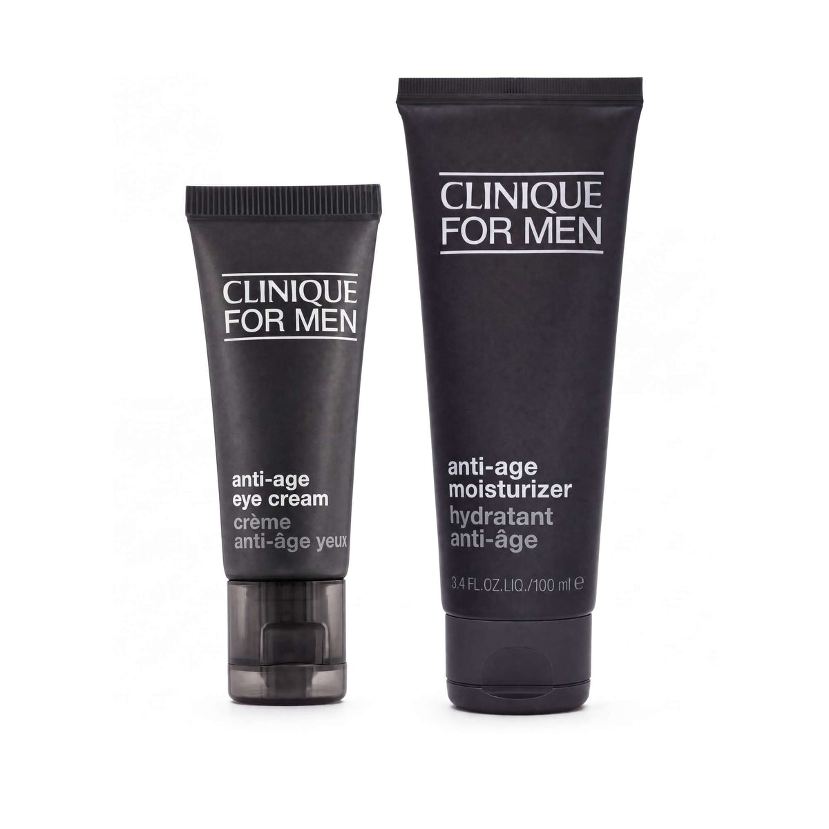 Clinique  Duo: Mens Anti-Age Eye Cream 15ml / 0.5 fl.oz. & Anti-Age Moisturizer 100ml / 3.4 fl.oz.