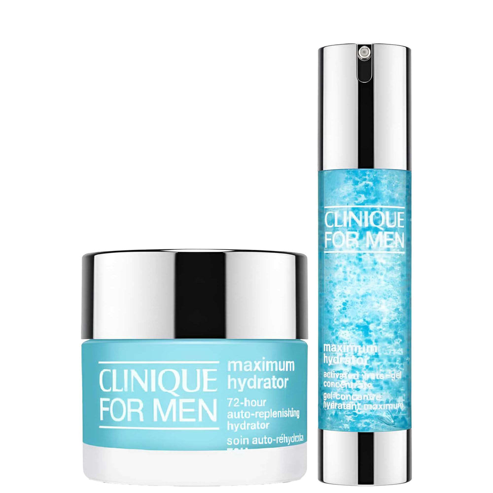 Clinique  Duo: Mens Maximum Hydrator 50ml / 1.7 fl.oz. & Activated Water-Gel Concentrate 48ml / 1.6 fl.oz.