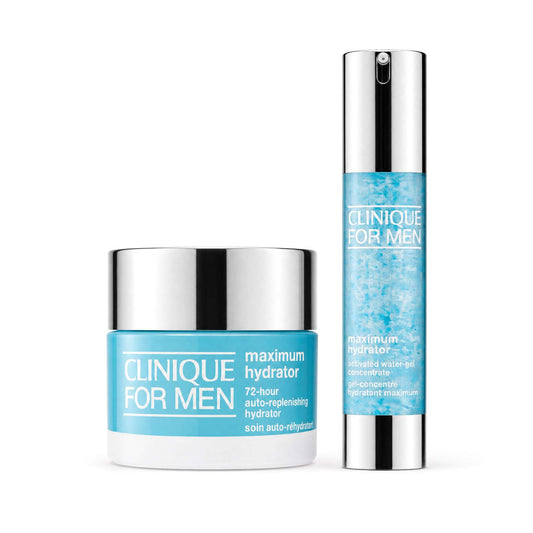Clinique  Duo: Mens Maximum Hydrator 50ml / 1.7 fl.oz. & Activated Water-Gel Concentrate 48ml / 1.6 fl.oz.