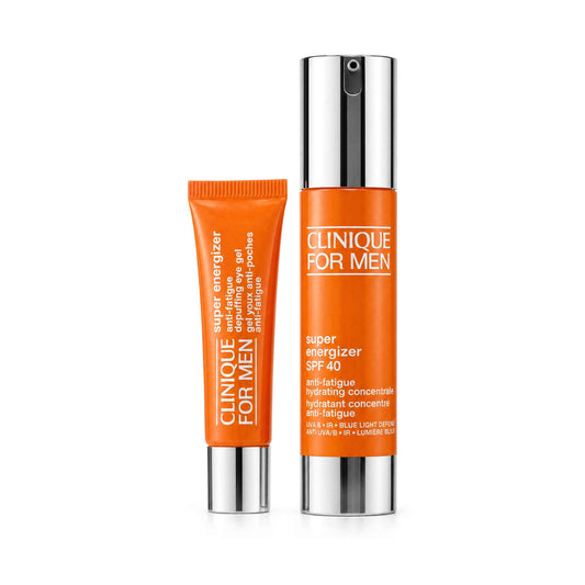 Clinique  Duo: Mens Super Energizer Depuffing Eye Gel 15ml / 0.5 fl.oz. & Super Energizer SPF40 48ml / 1.6 fl.oz.