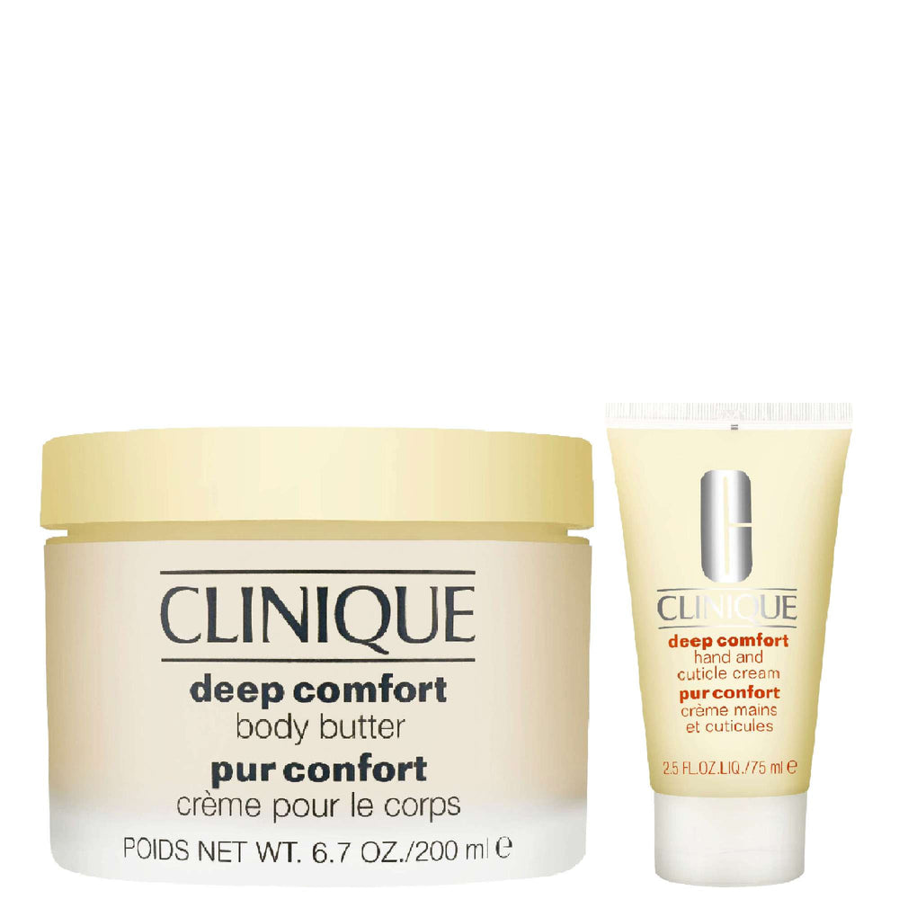Clinique  Duo: Deep Comfort Body Butter 200ml & Deep Comfort Hand and Cuticle Cream 75ml