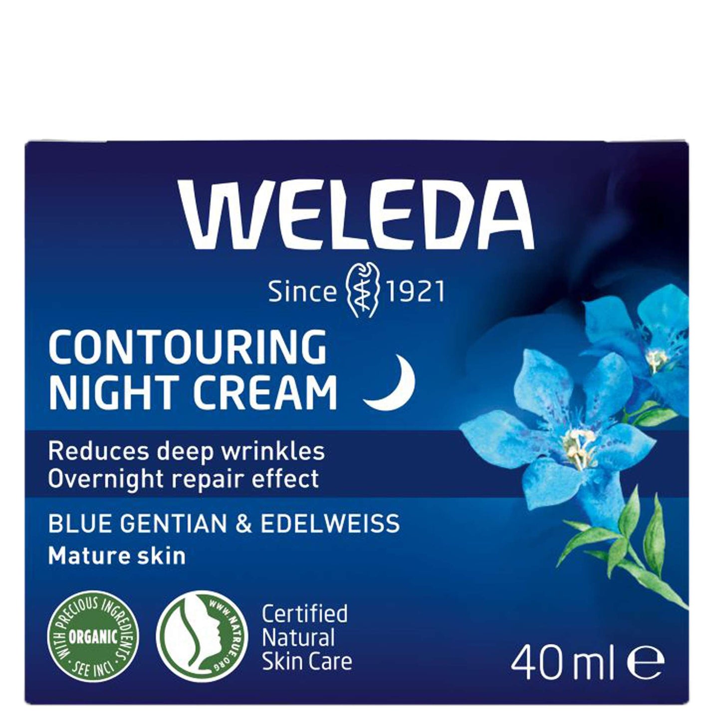 Weleda Face Care Blue Gentian & Edelweiss Contouring Night Cream 40ml - Additional 1
