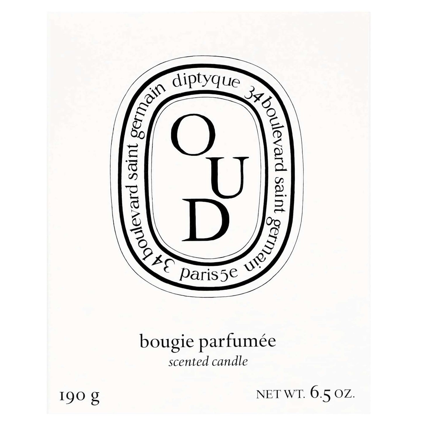 Diptyque Oud Scented Candle 190g - Additional 1