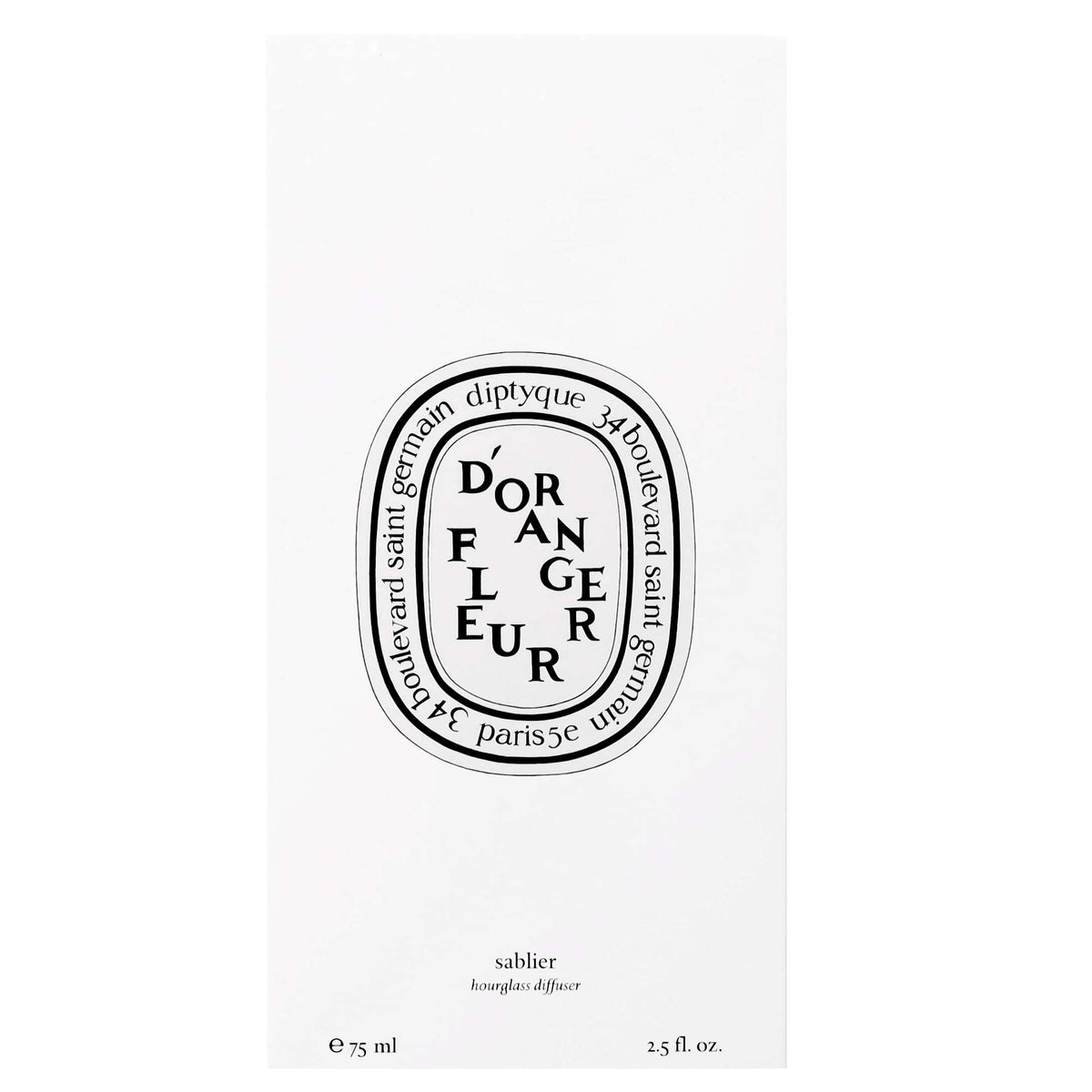 Diptyque Fleur d'Oranger Hourglass Diffuser 75ml - Additional 1