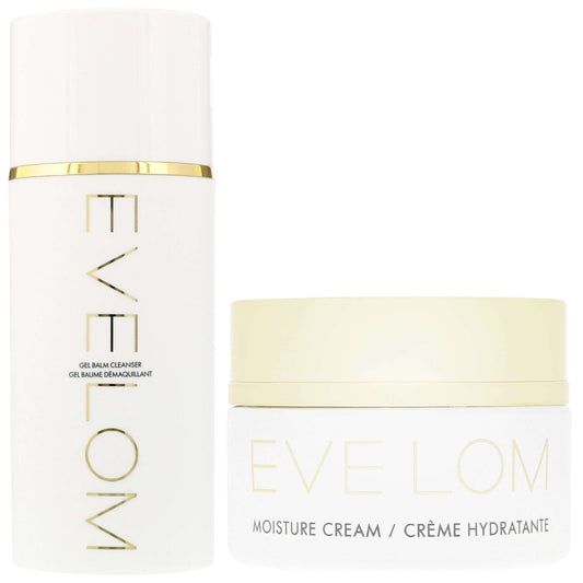 EVE LOM  Duo: Gel Balm Cleanser 100ml & Moisture Cream 50ml