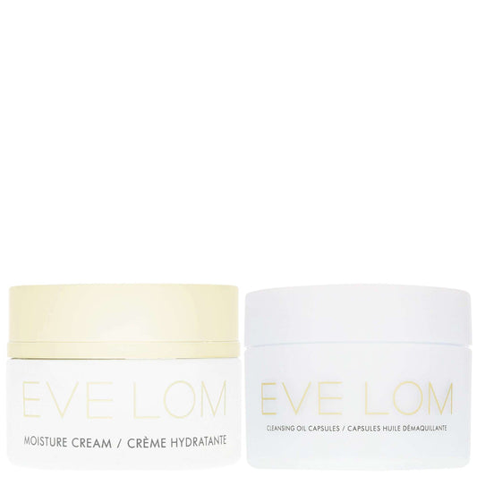 EVE LOM  Duo: Cleansing Oil Capsules x 50 & Moisture Cream 50ml