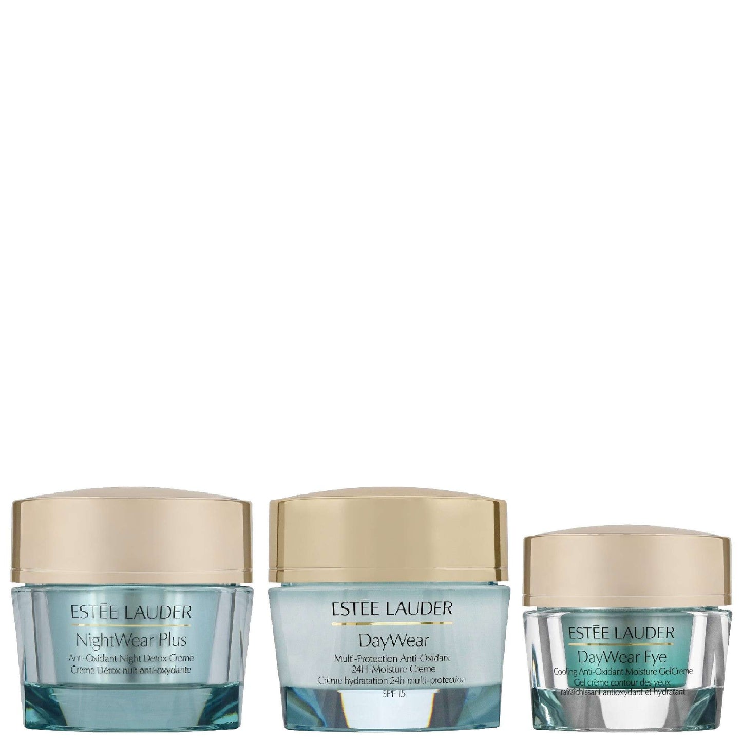 Estée Lauder  Trio: Nightwear Plus Detox Creme 50ml, DayWear Creme 50ml & Daywear Eye Cream 15ml