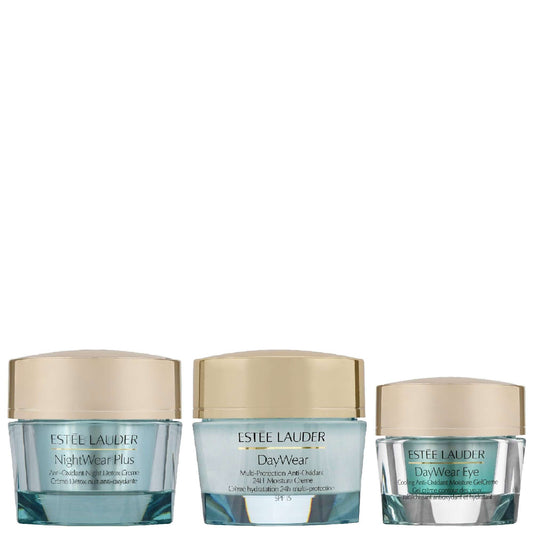 Estée Lauder  Trio: Nightwear Plus Detox Creme 50ml, DayWear Creme 50ml & Daywear Eye Cream 15ml