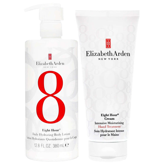 Elizabeth Arden  Duo: Eight Hour Daily Body Lotion 380ml / 12.8 fl.oz. & Hand Treatment 200ml