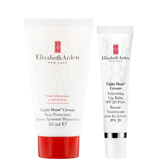Elizabeth Arden  Duo: Eight Hour Nourishing Lip Balm SPF20 14.8ml & Skin Protectant Cream 30ml
