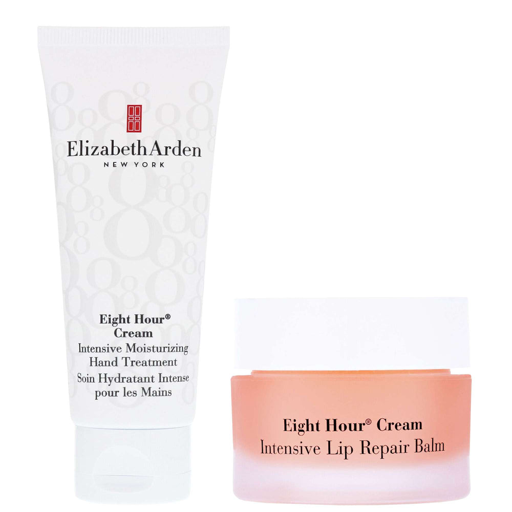 Elizabeth Arden  Duo: Eight Hour Cream Intensive Moisturising Hand Treatment 75ml & Repair Lip Balm 11.6ml