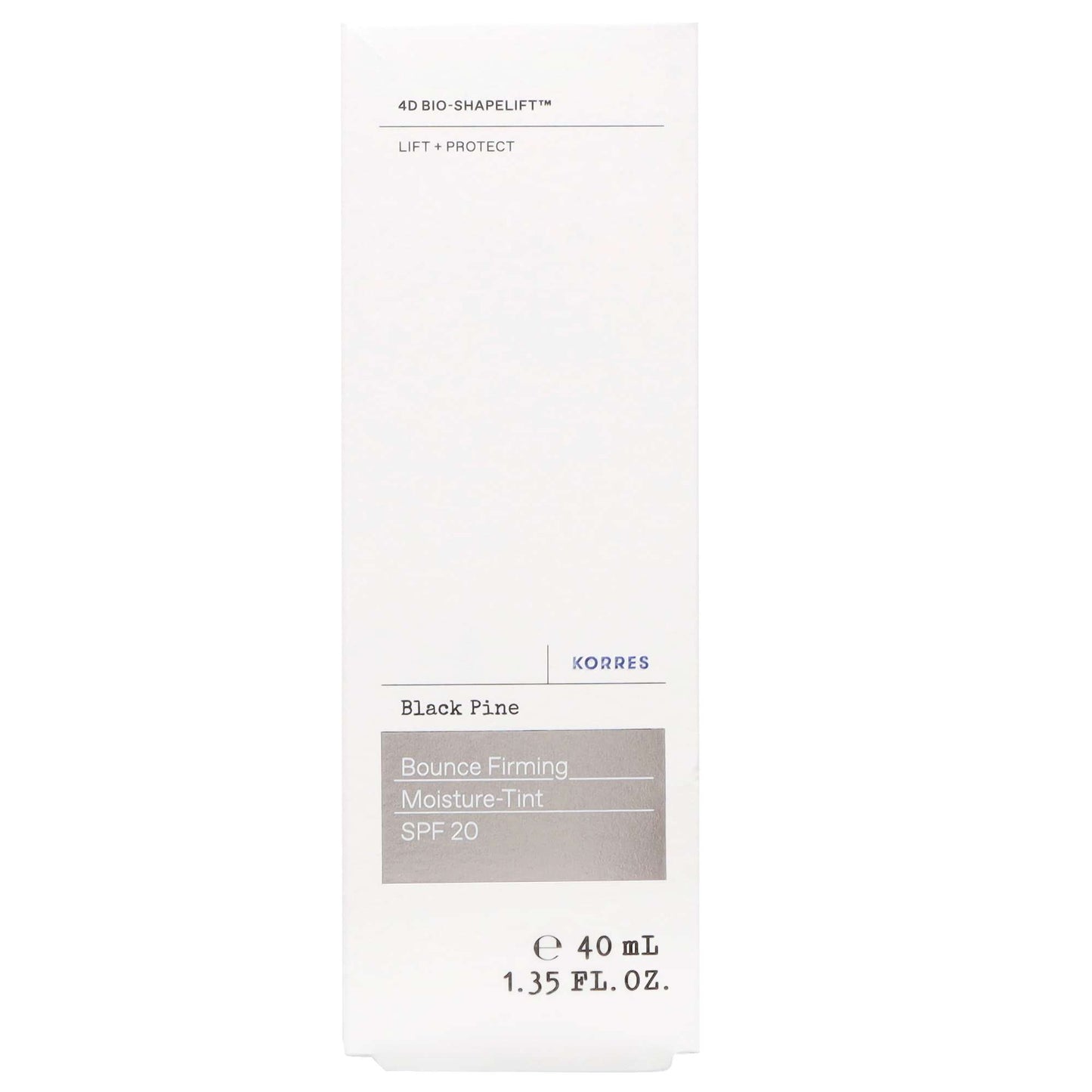 KORRES Face Care Black Pine 4D BioShapeLift™ Bounce Firming Tinted Moisturiser SPF20 40ml - Additional 1
