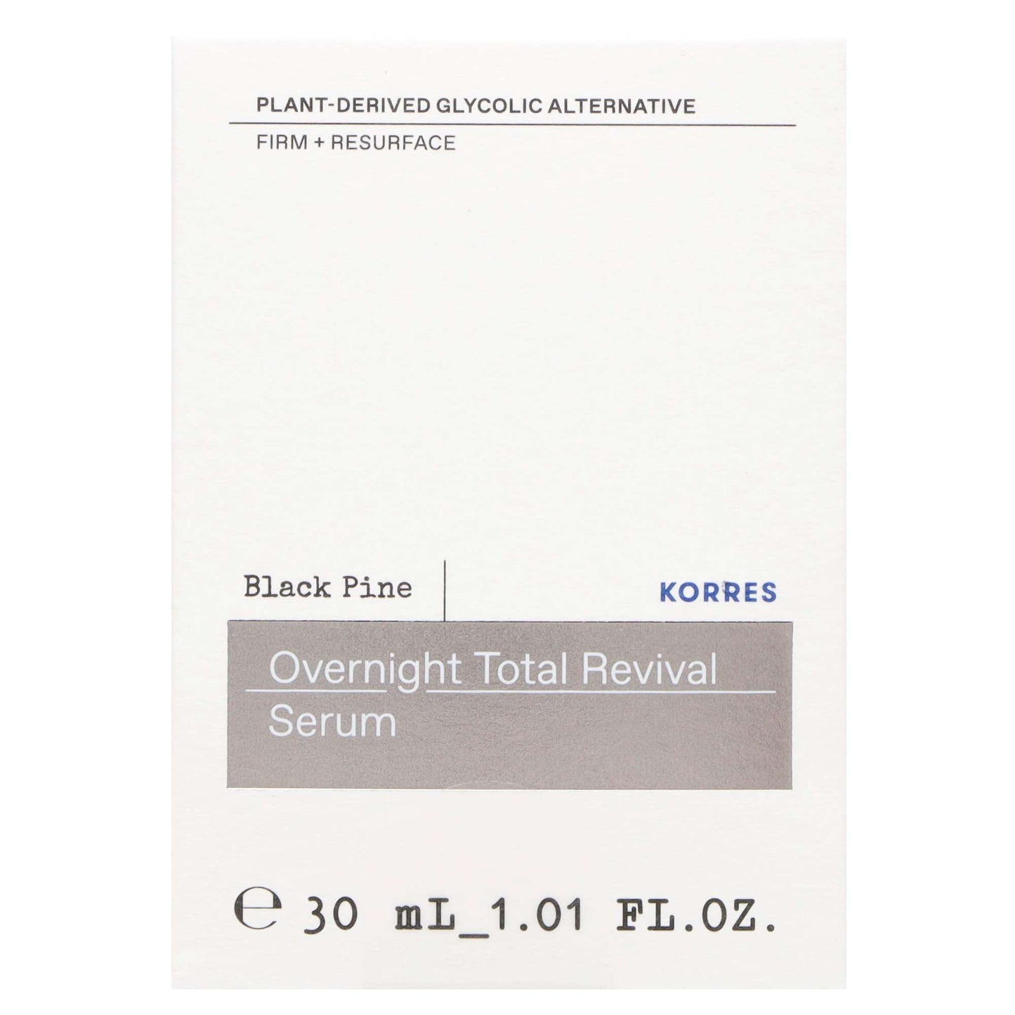 KORRES Face Care Black Pine Overnight Total Revival Serum 30ml - Additional 1