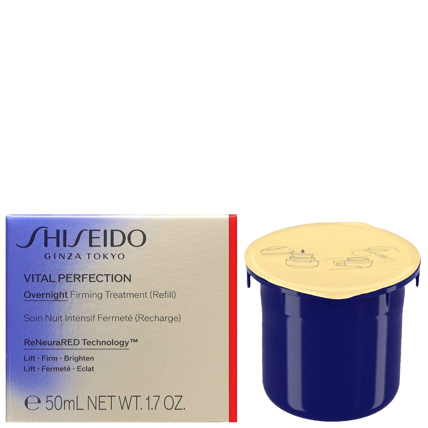 Shiseido  Vital-Perfection: Overnight Firming Treatment 50ml Refill - Additional 2