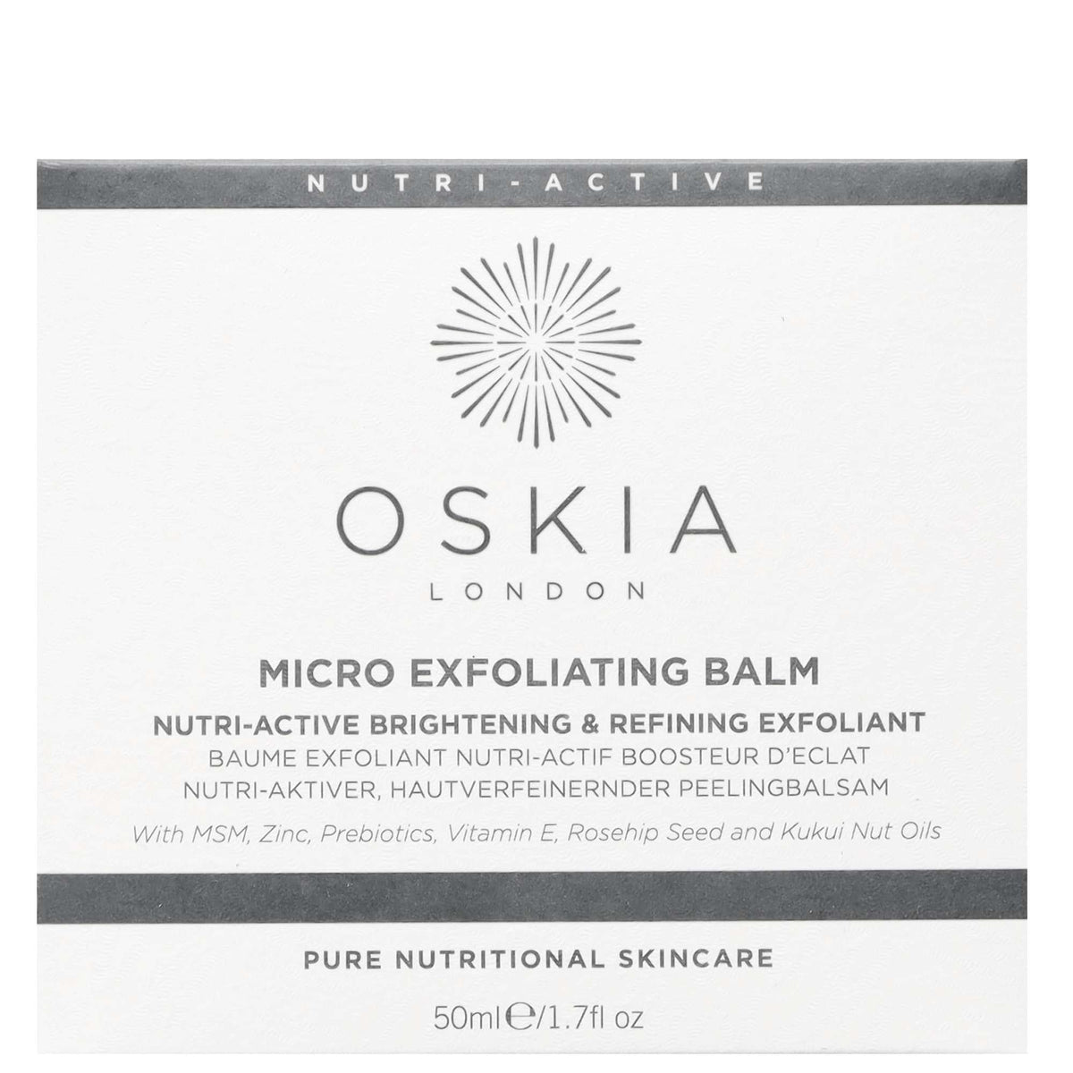 Oskia Masks & Exfoliators Micro Exfoliating Balm Nutri-Active Brightening & Refining Exfoliant 50ml - Additional 1