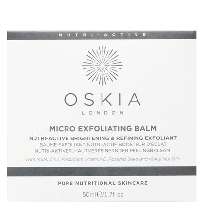 Oskia Masks & Exfoliators Micro Exfoliating Balm Nutri-Active Brightening & Refining Exfoliant 50ml - Additional 1