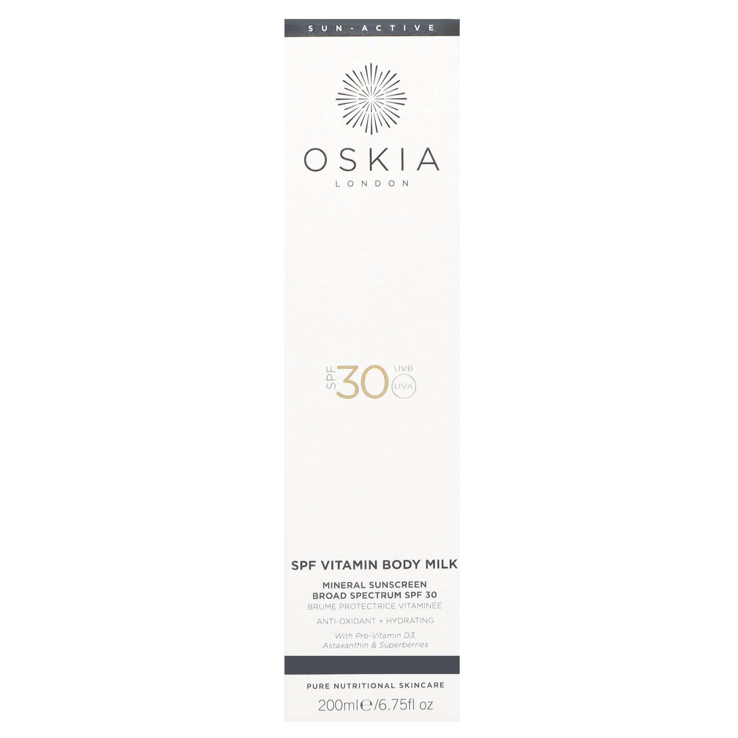 Oskia Moisturisers Vitamin Body Milk SPF30 200ml - Additional 1