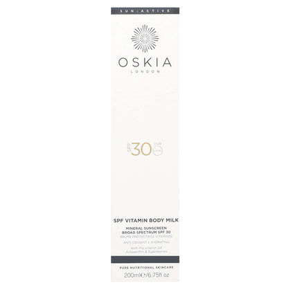 Oskia Moisturisers Vitamin Body Milk SPF30 200ml - Additional 1