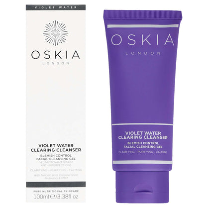 Oskia Cleansers Violet Water Blemish Control Clearing Cleanser 100ml - Additional 2