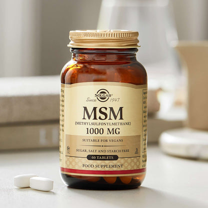 Solgar Specialty MSM 1000mg Tablets x 60 - Additional 1