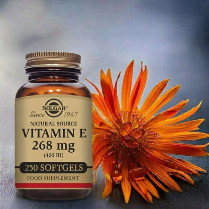 Solgar  Natural Source Vitamin E 268mg (400 IU) Softgels x 50 - Additional 1