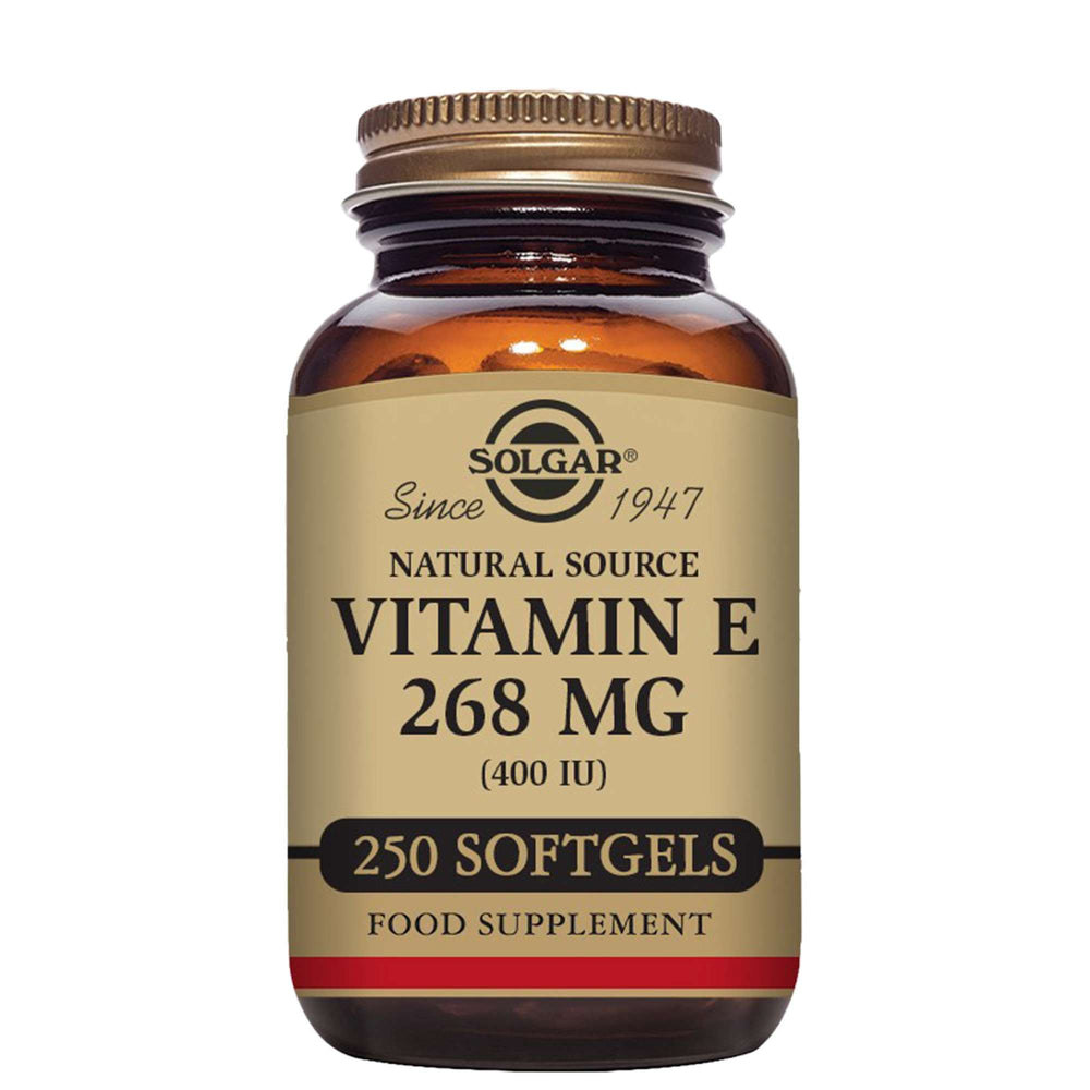 Solgar  Natural Source Vitamin E 268mg (400 IU) Softgels x 50