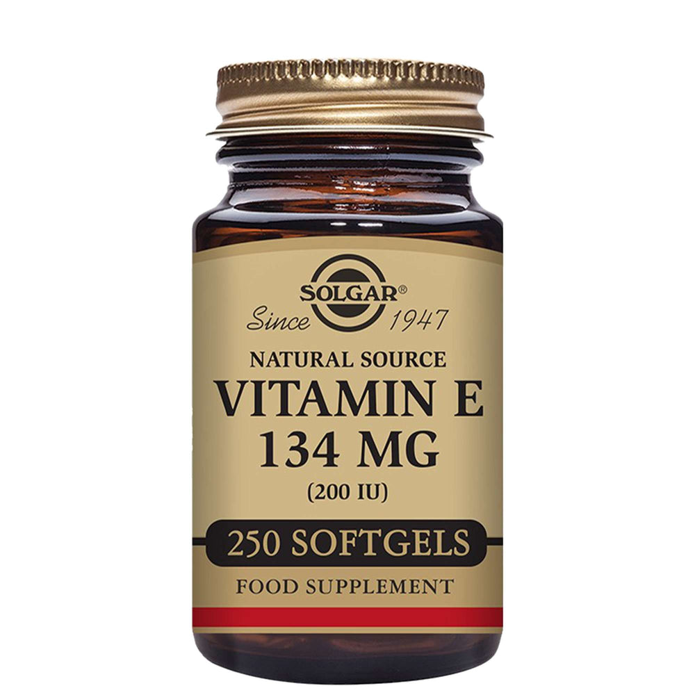 Solgar  Natural Source Vitamin E 134mg (200 IU) Softgels x 250