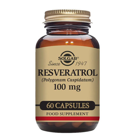 Solgar Antioxidants Resveratrol 100mg Vegetable Capsules x 60
