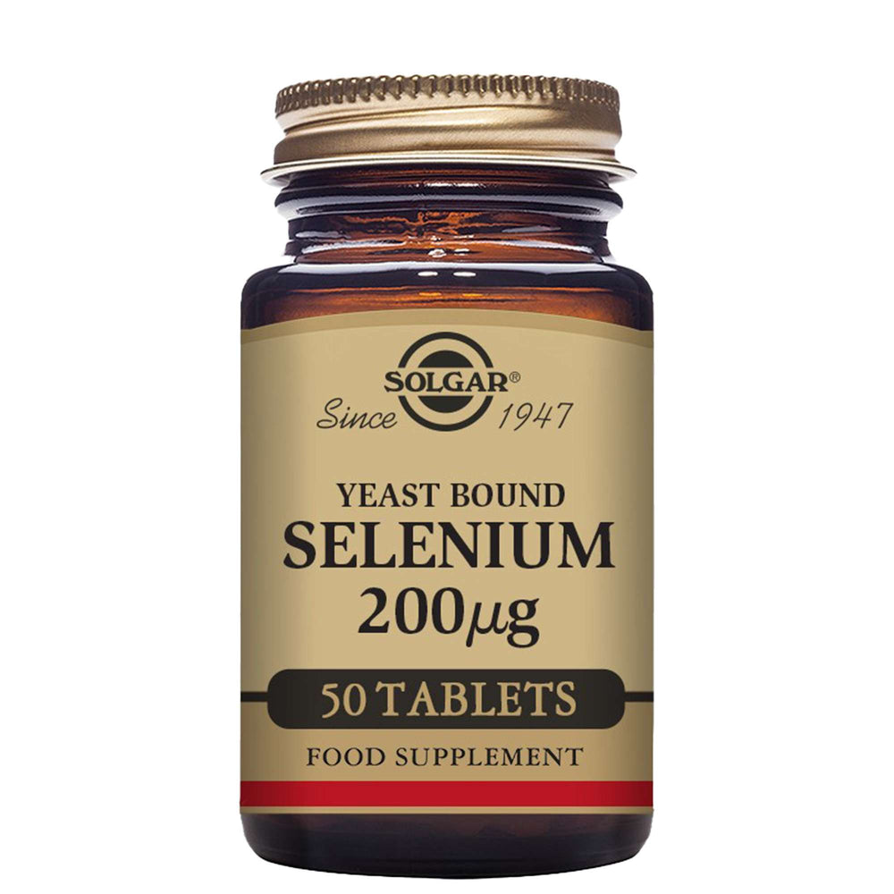 Solgar Minerals Yeast Bound Selenium 200µg Tablets x  50