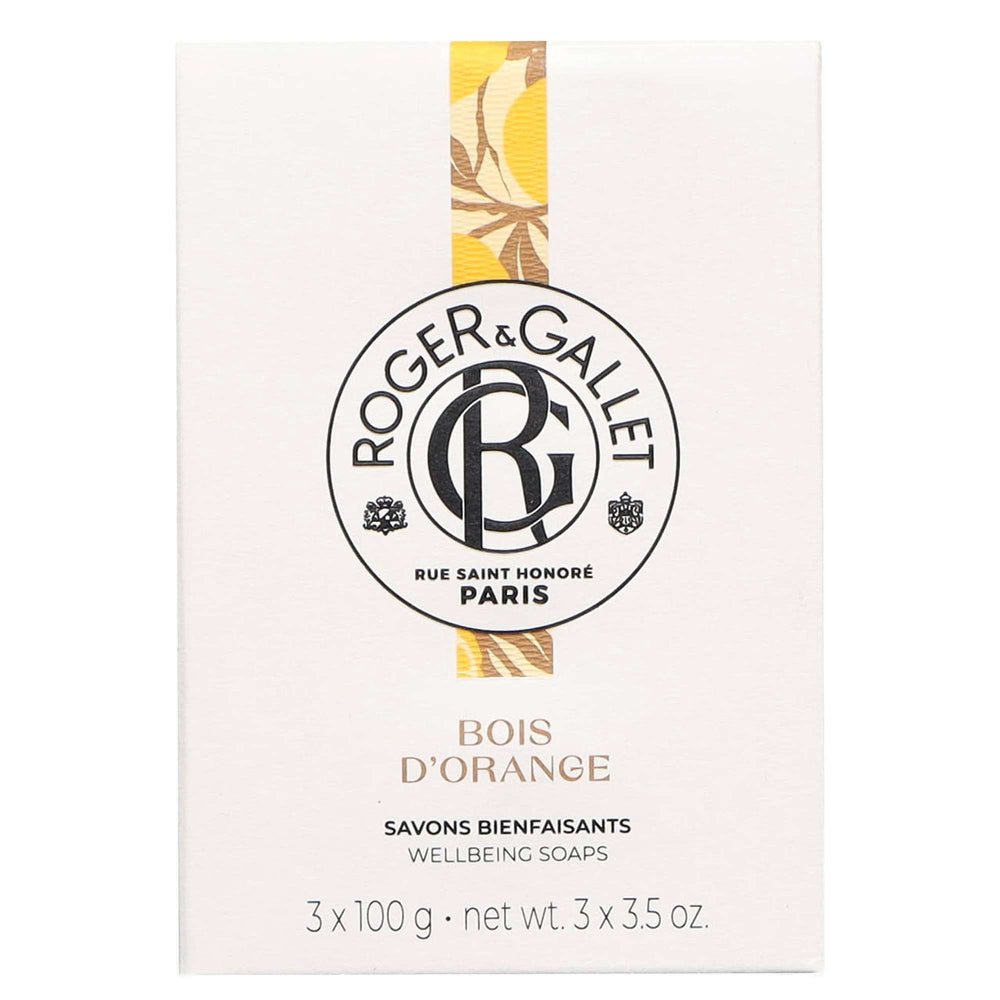 Roger & Gallet Bois d'Orange Wellbeing Soap Set 3 x 100g - Additional 1