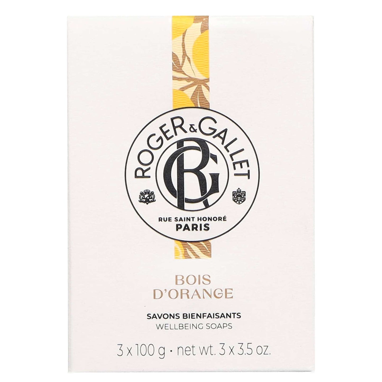 Roger & Gallet Bois d'Orange Wellbeing Soap Set 3 x 100g - Additional 1