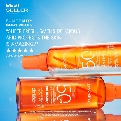 Lancaster Sun Beauty Satin Dry Oil Fast Tan Optimizer for Body SPF50 150ml - Additional 4