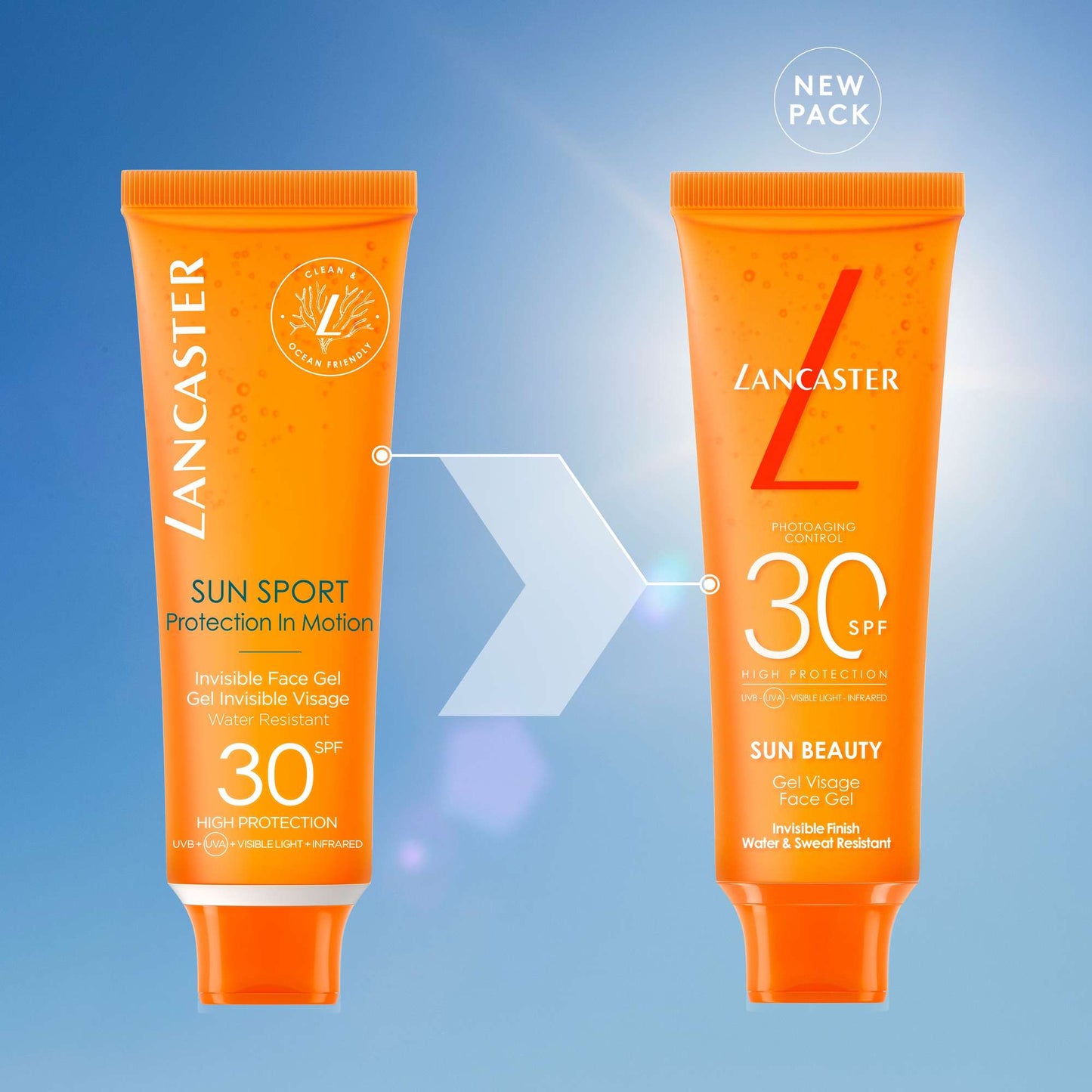 Lancaster Sun Sport  Invisible Face Gel SPF30 50ml - Additional 6
