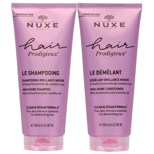 Nuxe  Duo: Hair Prodigieux High Shine Shampoo 200ml & Conditioner 200ml